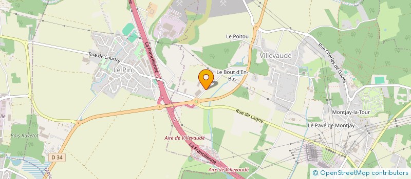 localisation de l'entreprise 3G MASSIDDA à VILLEVAUDE