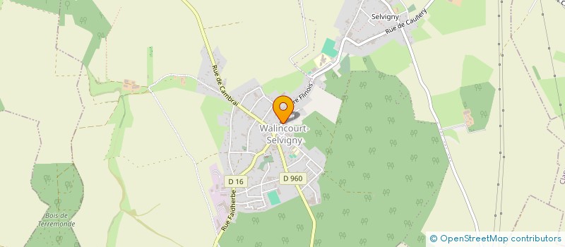 localisation de l'entreprise 3G PARIS IMMO  WALINCOURT-SELVIGNY