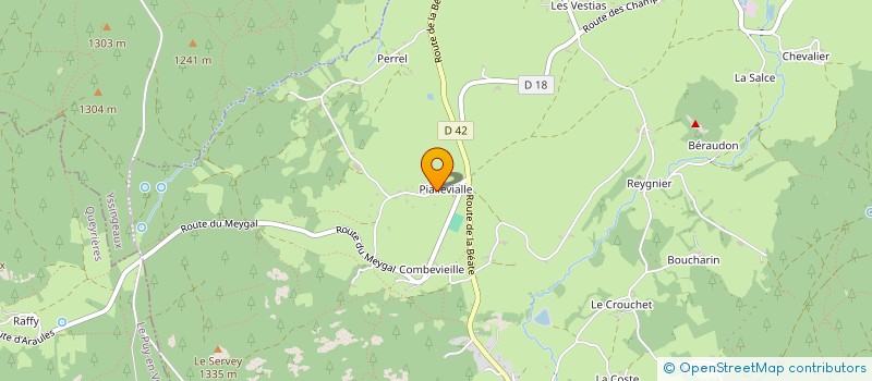 localisation de l'entreprise 3G RANDO  YSSINGEAUX