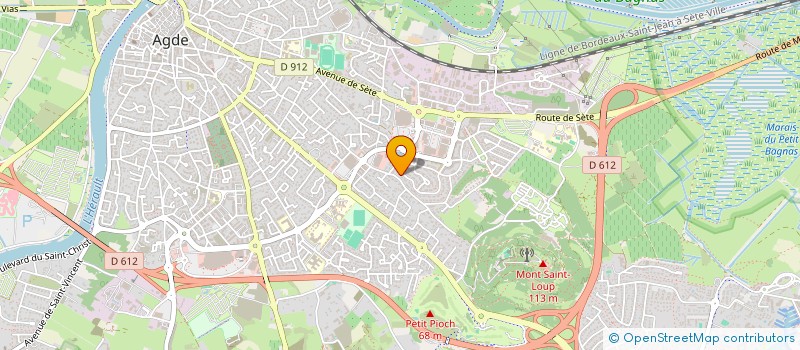 localisation de l'entreprise 3G2S  AGDE