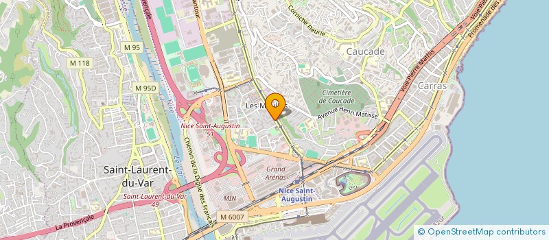 localisation de l'entreprise 3G3FM à NICE
