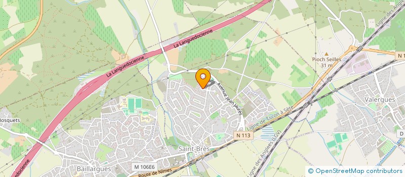 localisation de l'entreprise 3G4F à BAILLARGUES