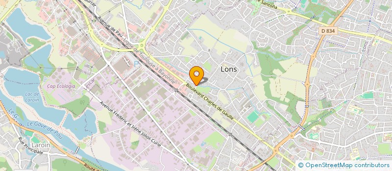 localisation de l'entreprise 3GA  BILLERE