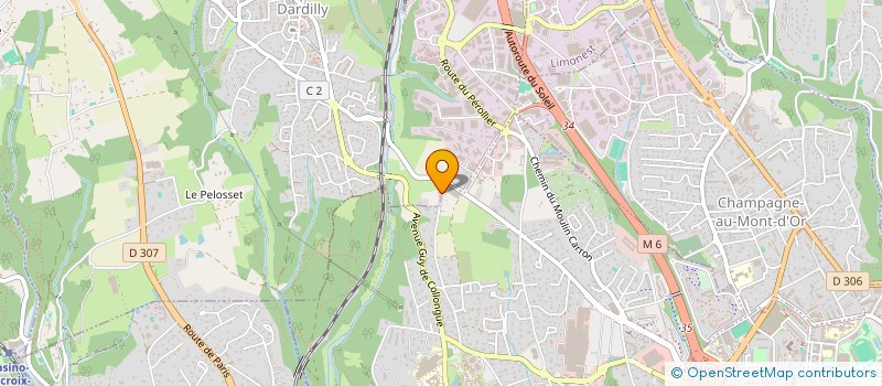 localisation de l'entreprise 3GFLJ  DARDILLY