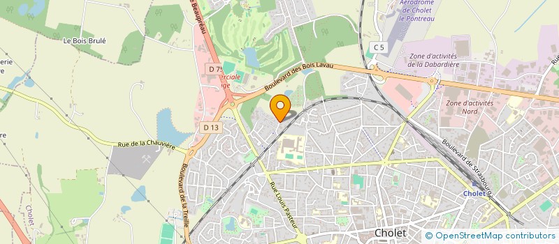 localisation de l'entreprise 3GIMMO à CHOLET