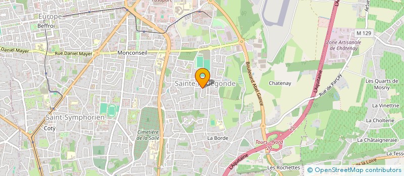 localisation de l'entreprise 3GK SOFTWARE  TOURS