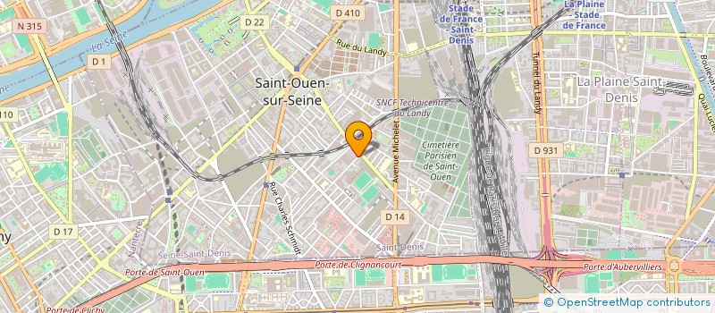 localisation de l'entreprise 3GP DIAGNOSTIC à SAINT-OUEN-SUR-SEINE