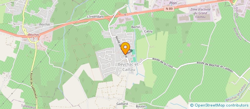 localisation de l'entreprise 3GR  BEYCHAC-ET-CAILLAU