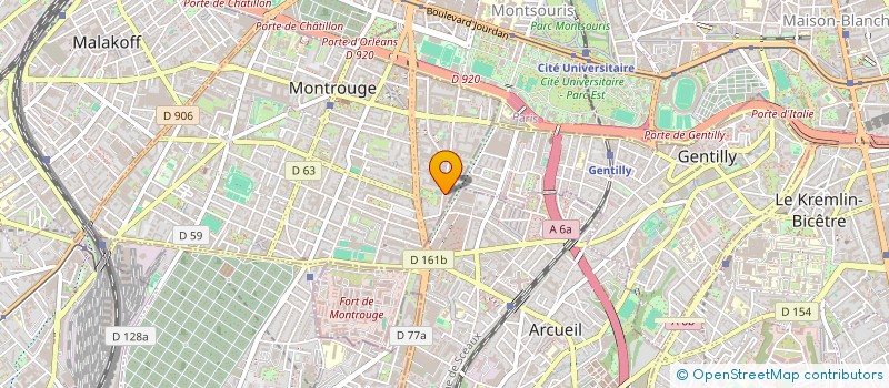 localisation de l'entreprise 3GS à MONTROUGE