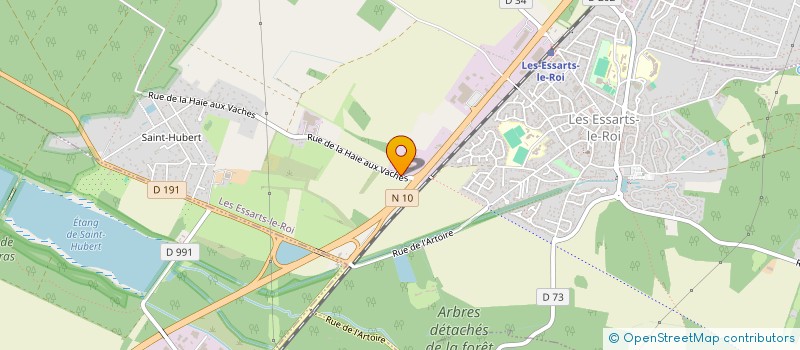 localisation de l'entreprise 3H  LES ESSARTS-LE-ROI