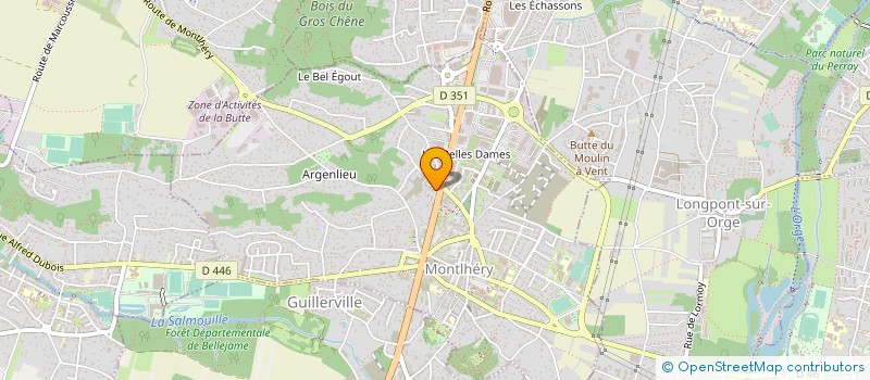 localisation de l'entreprise 3H à LINAS