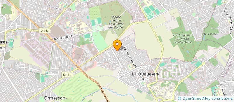 localisation de l'entreprise 3H IMMO  LA QUEUE-EN-BRIE