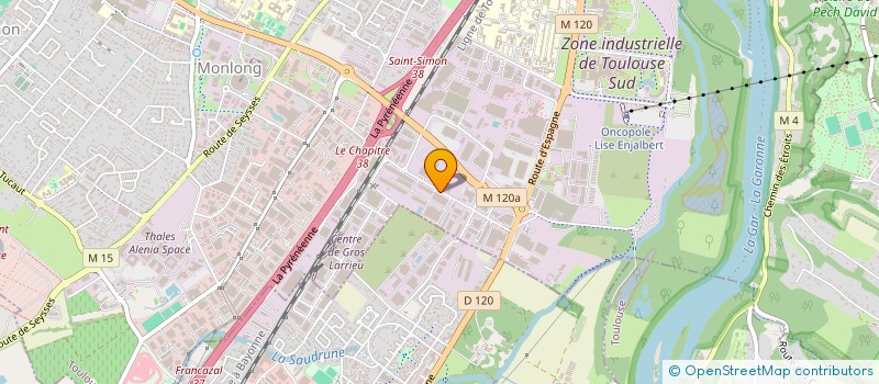 localisation de l'entreprise 3H IMMO PORTET  TOULOUSE