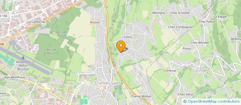 localisation de l'entreprise 3H IMMOLOC  CRANVES-SALES