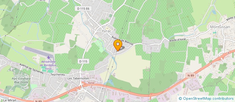 localisation de l'entreprise 3H METAL à YVRAC