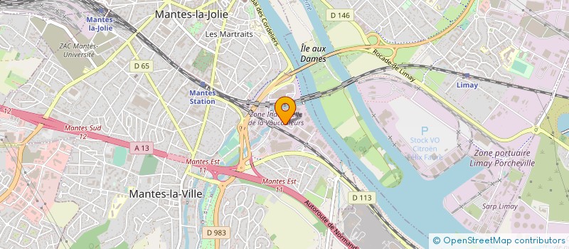 localisation de l'entreprise 3H18  MANTES-LA-VILLE