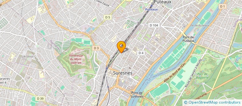 localisation de l'entreprise 3H2PCOM à SURESNES
