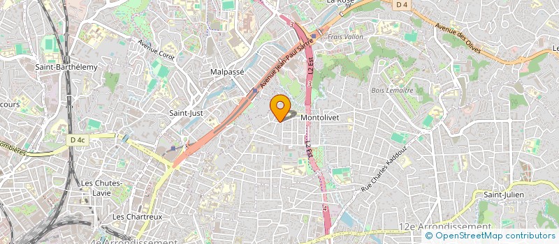 localisation de l'entreprise 3H33  MARSEILLE