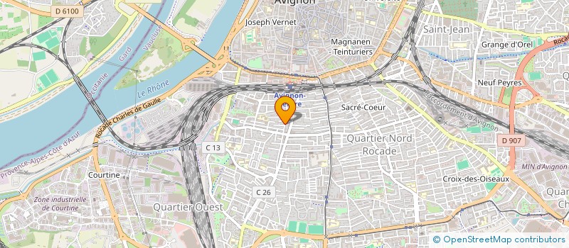 localisation de l'entreprise 3HLEDAGUENEL  AVIGNON