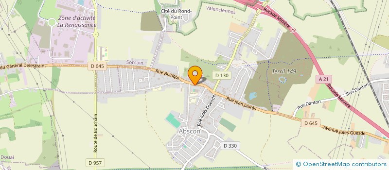 localisation de l'entreprise 3I  ABSCON