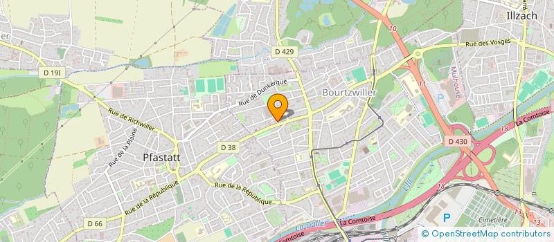 localisation de l'entreprise 3IKA  MULHOUSE