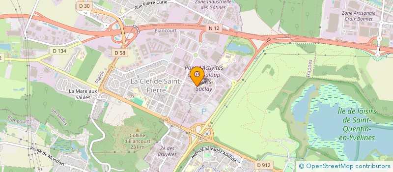 localisation de l'entreprise 3IS DEVELOPPEMENT à ELANCOURT