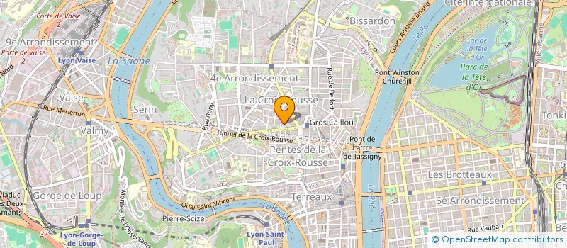 localisation de l'entreprise 3J + à LYON