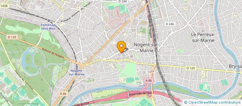 localisation de l'entreprise 3J à NOGENT-SUR-MARNE