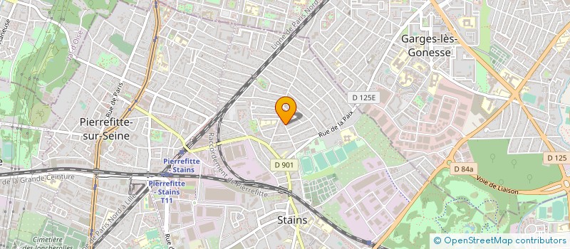 localisation de l'entreprise 3J BATIMENTS  STAINS