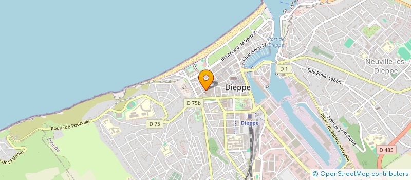 localisation de l'entreprise 3J DISTRI à DIEPPE