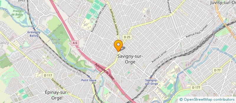 localisation de l'entreprise 3J ELEC SAS à SAVIGNY-SUR-ORGE