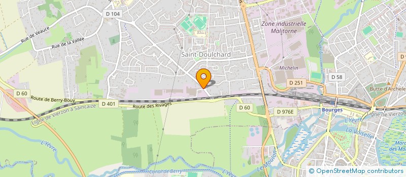 localisation de l'entreprise 3J GUILLAUMIN  SAINT-DOULCHARD