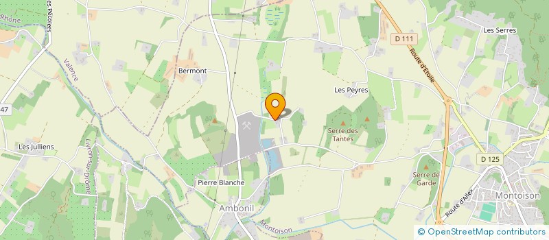 localisation de l'entreprise 3J INVEST  MONTOISON