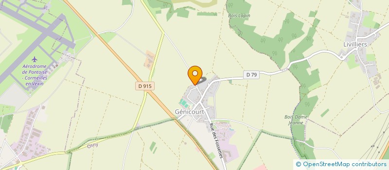localisation de l'entreprise 3J2F  GENICOURT