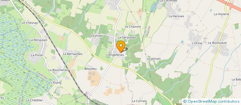 localisation de l'entreprise 3J2G SCI  SAVENAY