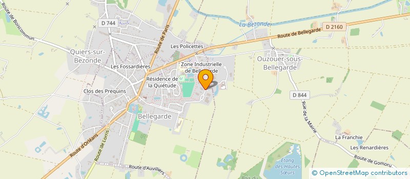 localisation de l'entreprise 3JBAT à BELLEGARDE