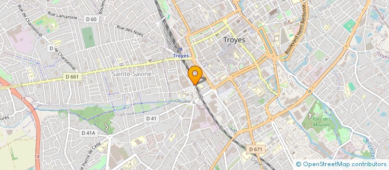 localisation de l'entreprise 3JBG à TROYES