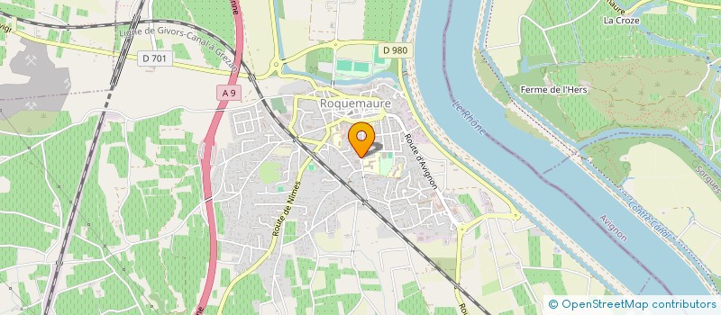 localisation de l'entreprise 3JDIS  ROQUEMAURE