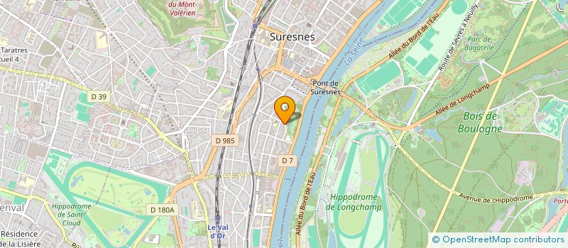 localisation de l'entreprise 3JGF à SURESNES