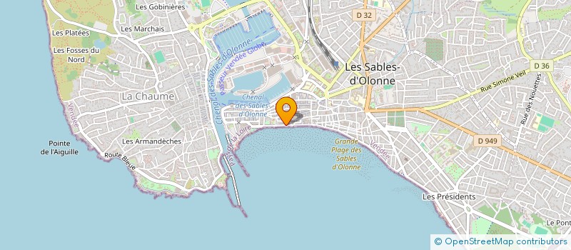 localisation de l'entreprise 3JL à LES SABLES D'OLONNE