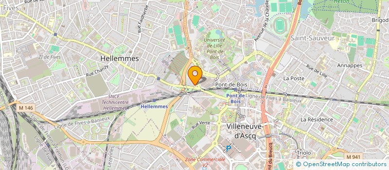 localisation de l'entreprise 3JM à LILLE