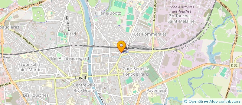 localisation de l'entreprise 3JM à LAVAL