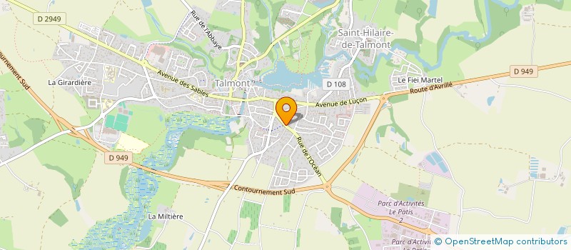 localisation de l'entreprise 3JM  TALMONT-SAINT-HILAIRE