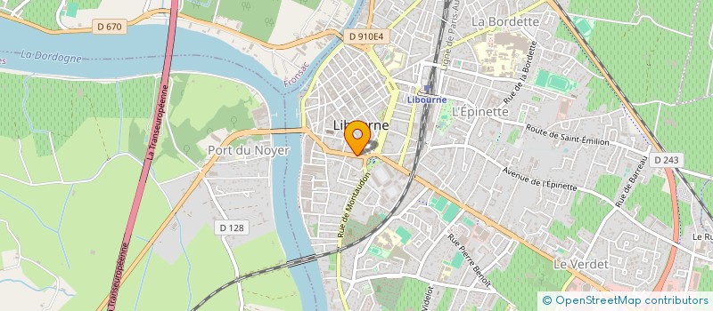 localisation de l'entreprise 3JPH à LIBOURNE