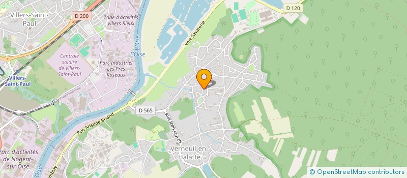 localisation de l'entreprise 3JR ELEC  VERNEUIL-EN-HALATTE