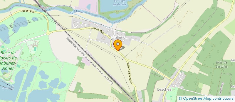 localisation de l'entreprise 3JS  JABLINES