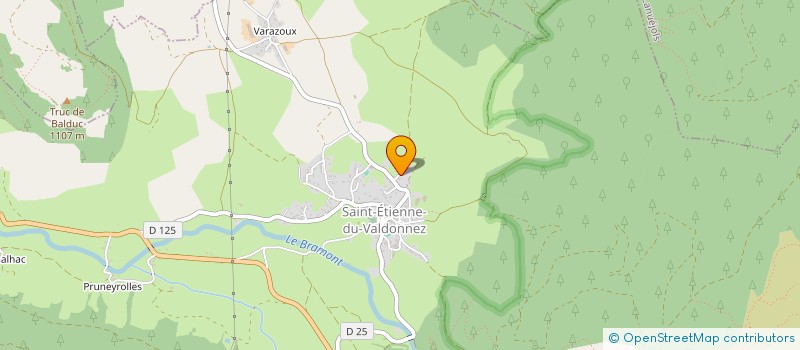 localisation de l'entreprise 3JS  SAINT-ETIENNE-DU-VALDONNEZ