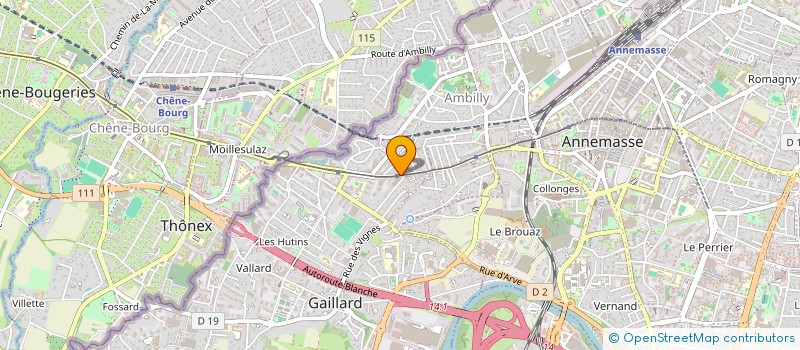 localisation de l'entreprise 3JT à GAILLARD