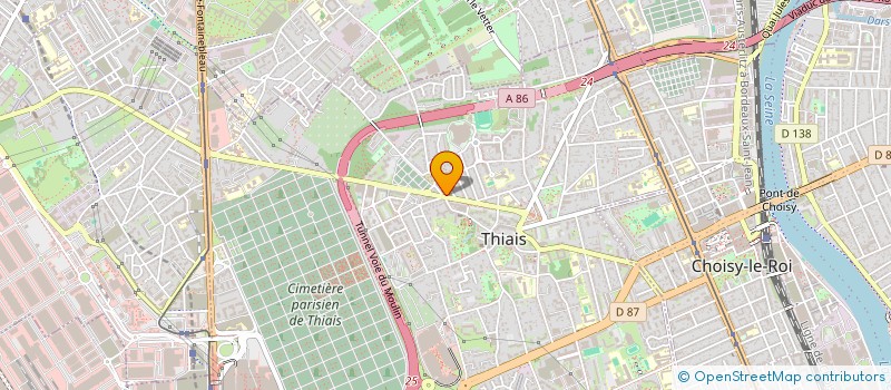 localisation de l'entreprise 3JT à THIAIS