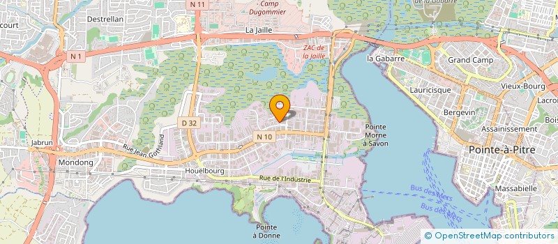 localisation de l'entreprise 3JTEM  BAIE-MAHAULT